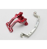 Yokomo Y2-202SLR - Lightweight Slide Rack Bulkhead Set V2 for YD-2 - Red