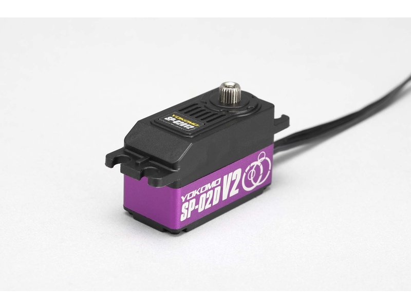 Yokomo SP-02DV2P - RWD Drift Spec Programmable Coreless Low Profile Servo - Purple