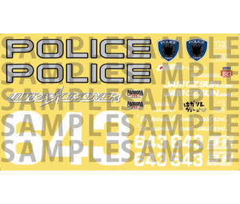 Pandora RC Police Decal