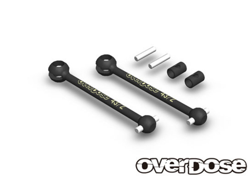 Overdose Drive Shaft & Spider Set 43mm (2mm Pin/Spider, Pin)