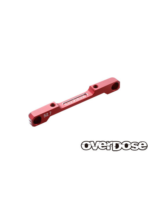 Overdose Alum. Low Mount Suspension Mount 57.2mm TC for GALM series / Red