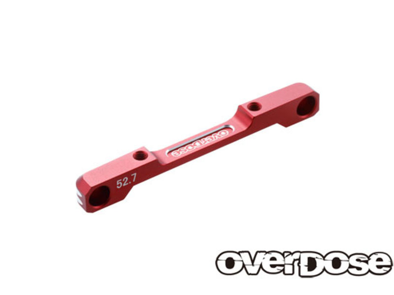 Overdose Aluminum Low Mount Suspension Mount 57.2mm TC for GALM series / Color: Red