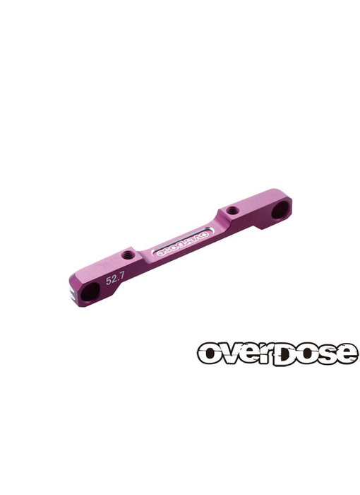 Overdose Alum. Low Mount Suspension Mount 57.2mm TC for GALM series / Purple