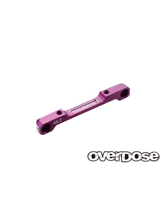 Overdose Alum. Low Mount Suspension Mount 48.2mm TC for GALM series / Purple