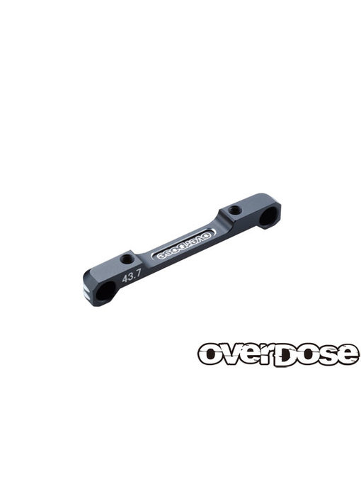 Overdose Alum. Low Mount Suspension Mount 43.7mm TC for GALM series / Black