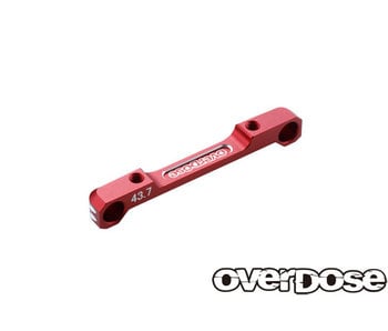 Overdose Alum. Low Mount Suspension Mount 43.7mm TC for GALM series / Red