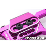 Overdose Adjustable Aluminum Rear Suspension Arm Type-3 for OD / Color: Purple