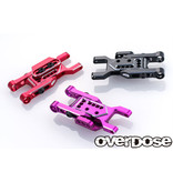 Overdose Adjustable Aluminum Rear Suspension Arm Type-3 for OD / Color: Purple