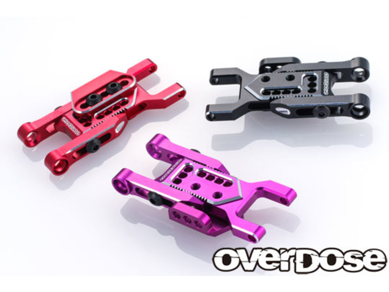 Overdose Adjustable Aluminum Rear Suspension Arm Type-3 for OD / Color: Purple