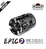 RC OMG EPIC-2-13.5T/L/BK - EPIC-2 Brushless Motor 13.5T / Color: Black