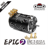 RC OMG EPIC-2-13.5T/L/BK - EPIC-2 Brushless Motor 13.5T / Color: Black