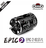 RC OMG EPIC-2-10.5T/L/BK - EPIC-2 Brushless Motor 10.5T / Color: Black