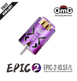 RC OMG EPIC-2-10.5T/L/VT - EPIC-2 Brushless Motor 10.5T / Color: Purple