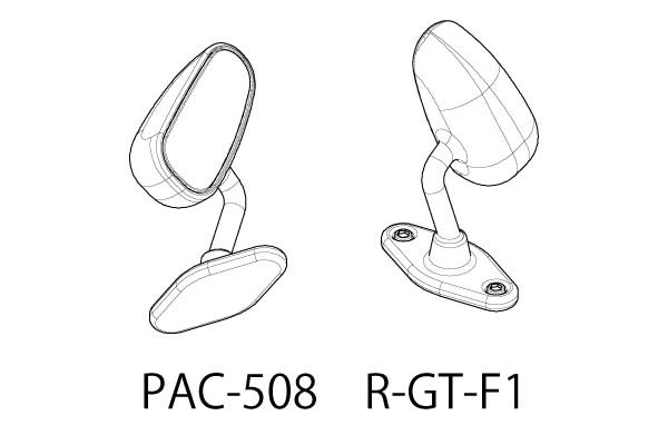 Pandora RC Door Mirror (R-GT-F1) Pandora RC Door Mirror (R-GT-F1)
