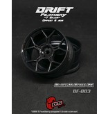 DS Racing Drift Feathery 5Y Spoke Wheel (2pcs) / Black Hi Gloss 2K / +6mm offset