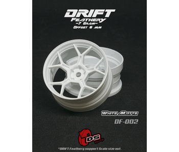 DS Racing DF 5Y Spoke Wheel (2) / White Matte / 6mm