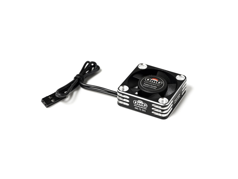 RC OMG Aluminum Frame High Speed Cooling Fan / Size: 30mm / Color: Black