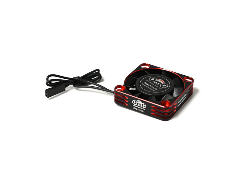 RC OMG Aluminum Frame High Speed Cooling Fan / Size: 40mm / Color: Red