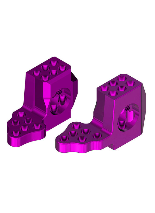 WRAP-UP Next GX RWD Front Knuckle Ver.4 Super Lightweight - Purple