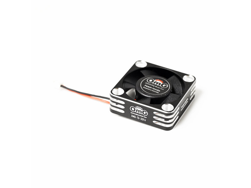 RC OMG Aluminum Frame High Speed Cooling Fan for ESC / Size: 30mm / Color: Black