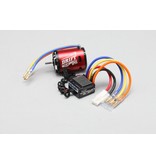 Yokomo BL-S4105DRA - Combo: BL-SP4 ESC + ZERO S Motor - Red