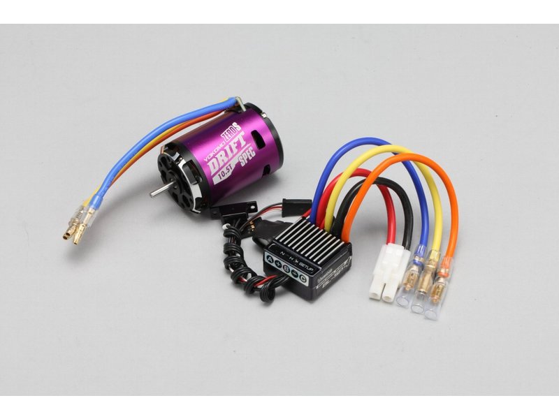 Yokomo BL-S4105DPA - Combo: BL-SP4 ESC + ZERO S Motor - Purple