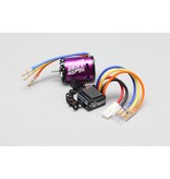 Yokomo BL-S4105DPA - Combo: BL-SP4 ESC + ZERO S Motor - Purple