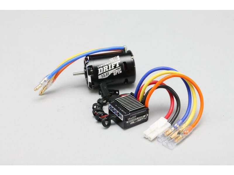 Yokomo BL-S4105DBA - Combo: BL-SP4 ESC + ZERO S Motor - Black