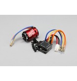 Yokomo BL-R4105DRA - Combo: BL-RS4D ESC + ZERO S Motor - Red