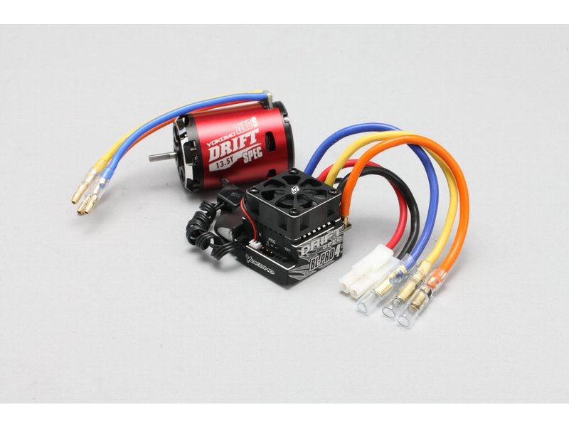 Yokomo BL-P4105DRA - Combo: BL-PRO4D ESC + ZERO S Motor - Red