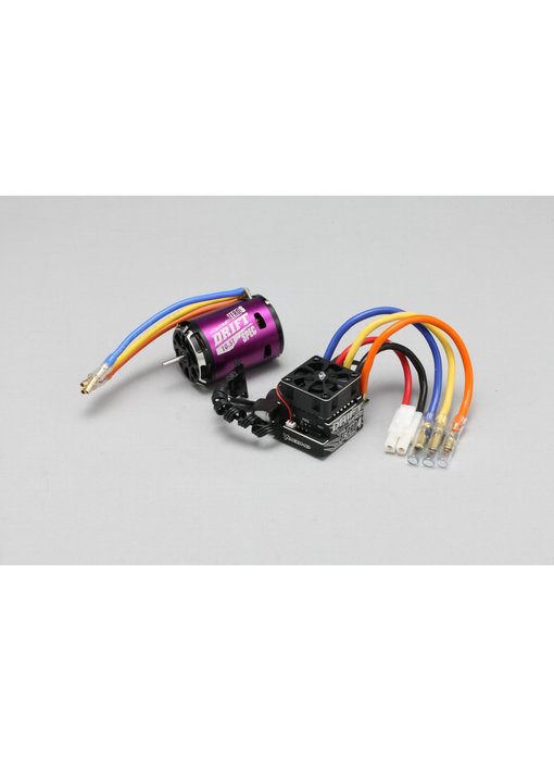 Yokomo Combo: BL-PRO4D ESC + ZERO S Motor - Purple