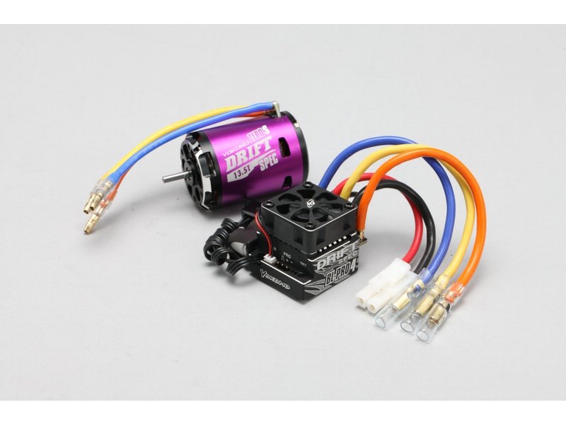 Yokomo BL-P4105DPA - Combo: BL-PRO4D ESC + ZERO S Motor - Purple