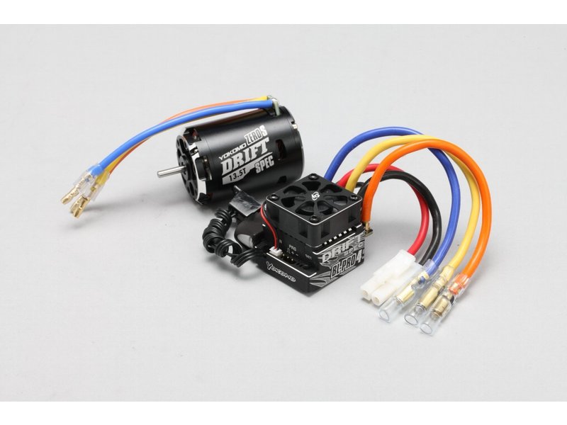 Yokomo BL-P4105DBA - Combo: BL-PRO4D ESC + ZERO S Motor - Black