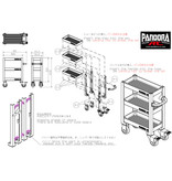 Pandora RC Tool Wagon Cart 1/10 RC size
