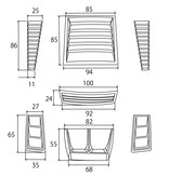 Pandora RC Duct Parts Set