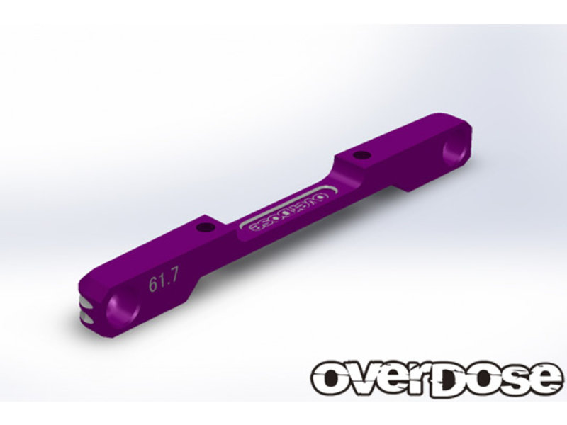 Overdose Aluminum Low Mount Suspension Mount 61.7mm TC for GALM series / Color: Purple