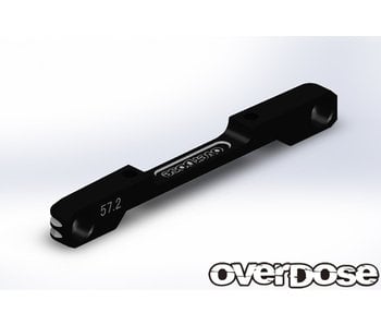 Overdose Alum. Low Mount Suspension Mount 57.2mm TC for GALM series / Black