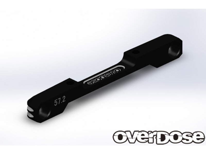 Overdose Aluminum Low Mount Suspension Mount 57.2mm TC for GALM series / Color: Black