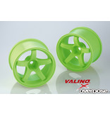 Overdose R-SPEC Valino GV330 30mm / Color: Fluor Green / Offset: 9mm (2pcs)