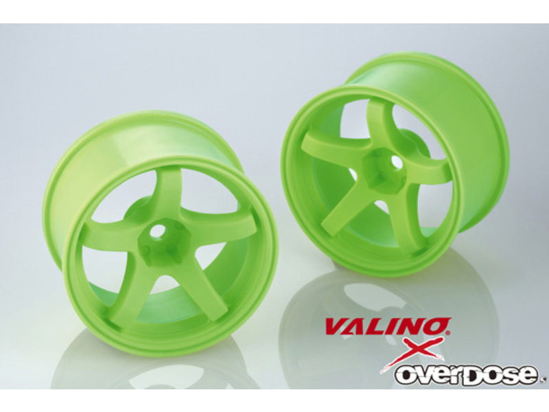 Overdose R-SPEC Valino GV330 30mm / Color: Fluor Green / Offset: 9mm (2pcs)