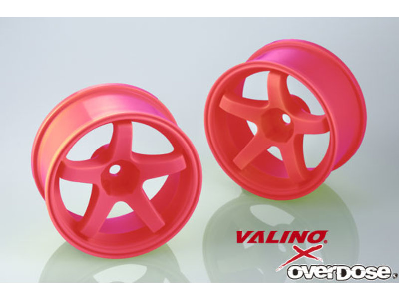 Overdose R-SPEC Valino GV330 26mm / Color: Fluor Pink / Offset: 7mm (2pcs)