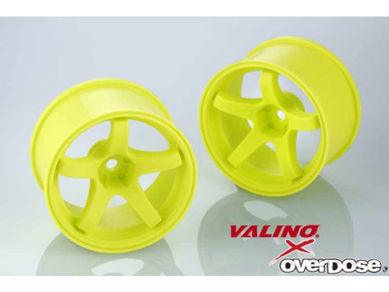 Overdose R-SPEC Valino GV330 30mm / Color: Fluor Yellow / Offset: 9mm (2pcs)