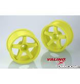 Overdose R-SPEC Valino GV330 26mm / Color: Fluor Yellow / Offset: 7mm (2pcs)