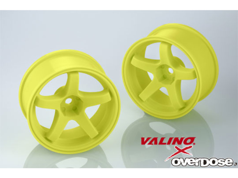 Overdose R-SPEC Valino GV330 26mm / Color: Fluor Yellow / Offset: 7mm (2pcs)