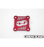 Overdose Aluminum OD Cooling Fan Cover 30x30mm / Color: Red