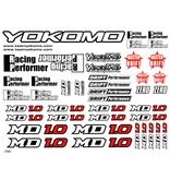 Yokomo ZC-MD1-1 - MD1.0 Decal sheet