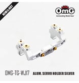 RC OMG TG-WJ17/SR - Aluminium Servo Holder - Silver