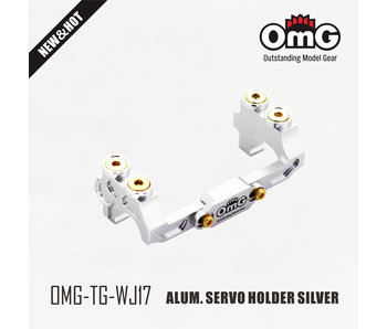 RC OMG Aluminium Servo Holder - Silver