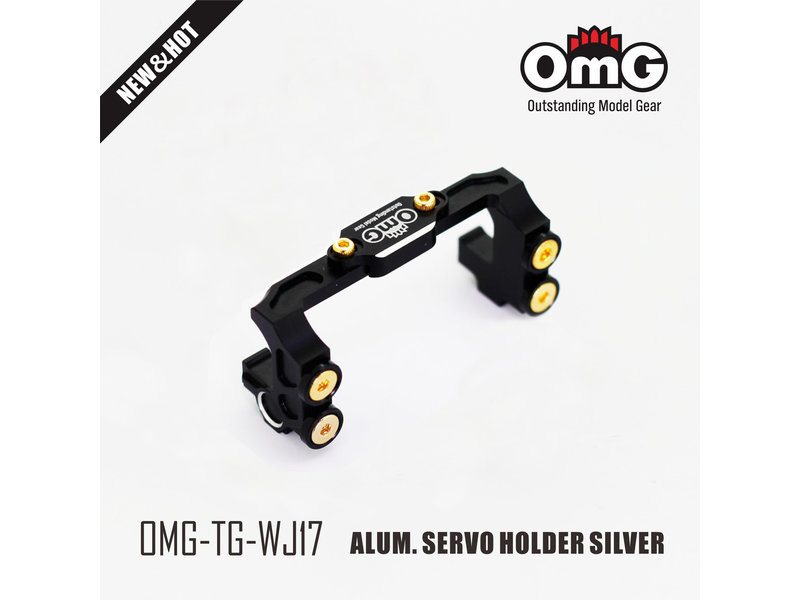 RC OMG TG-WJ17/BK - Aluminium Servo Holder - Black