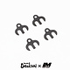 US x LM AL Spacer for Adjustable Steering Set 0.5mm (4pcs)